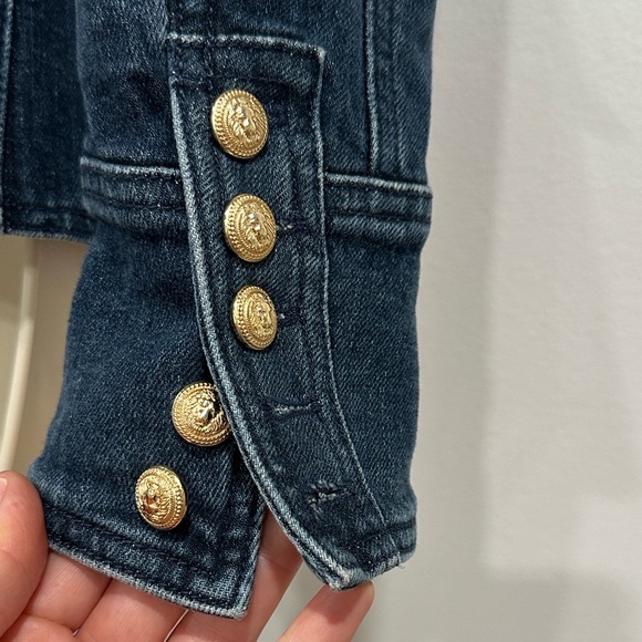 Like New! Authentic Balmain Denim Blazer - Picture 13 of 15